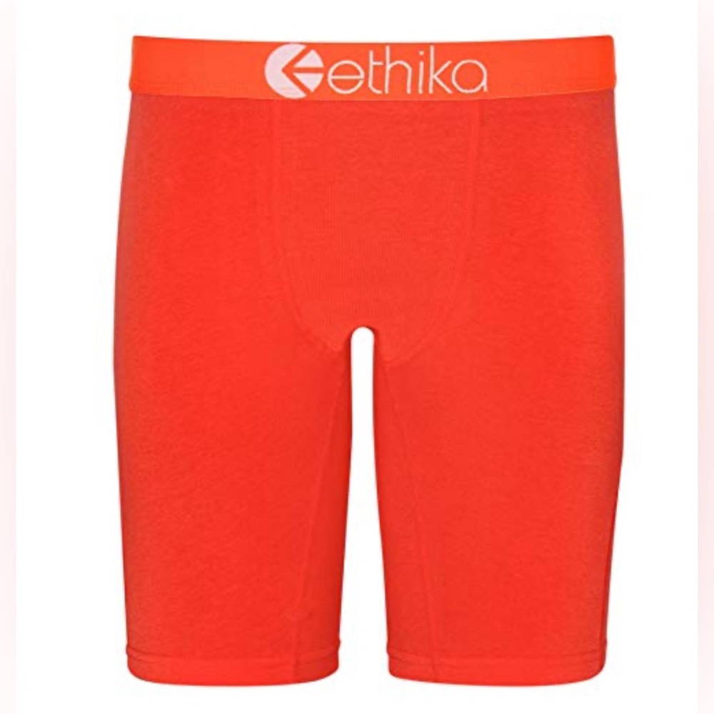 ETHICA MEN’S THE STAPLE BOXER BRIEF ORANGE